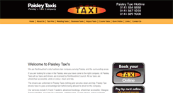Desktop Screenshot of paisleytaxis.com